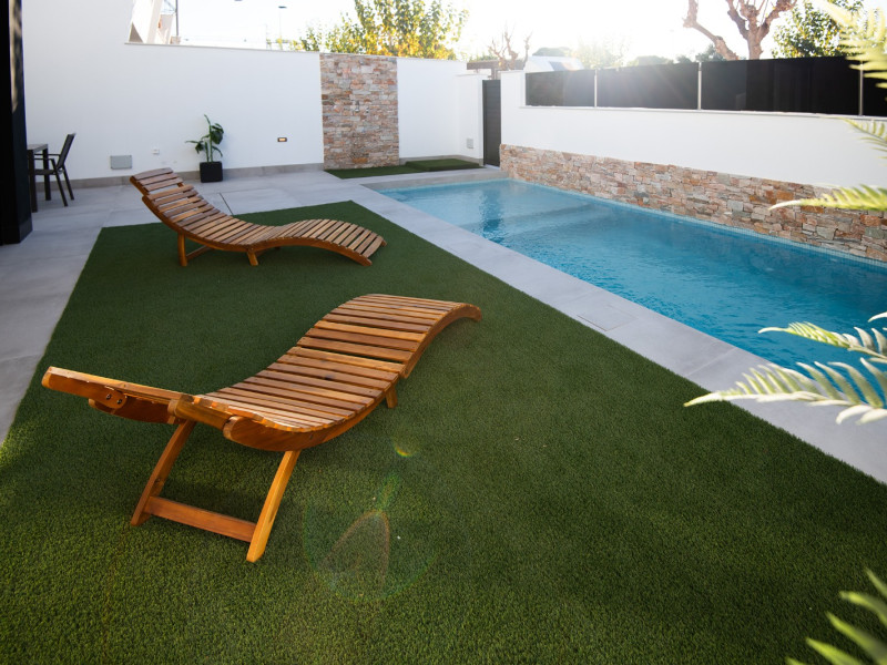 New Build Townhouse 3 Beds San Javier with Private Pool and Solarium