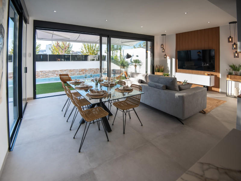 New Build Townhouse 3 Beds San Javier with Private Pool and Solarium
