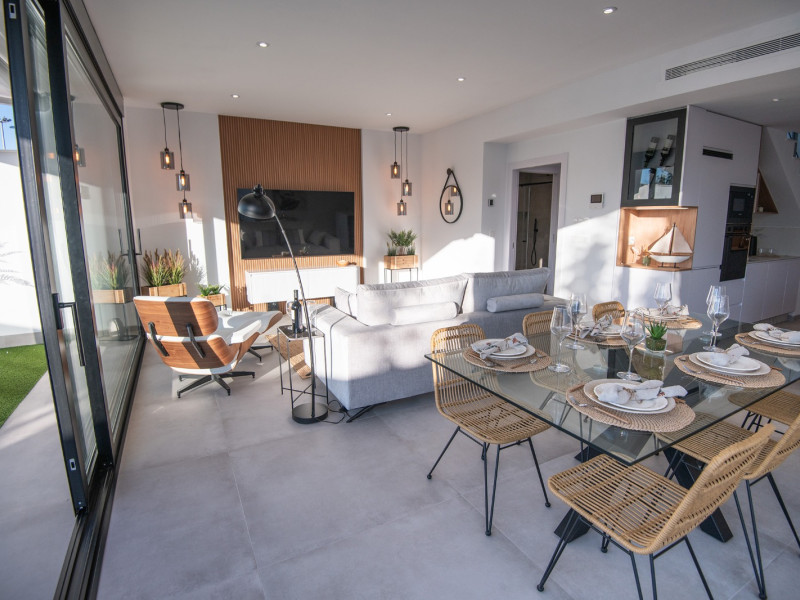 New Build Townhouse 3 Beds San Javier with Private Pool and Solarium
