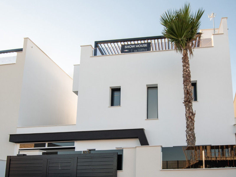 New Build Townhouse 3 Beds San Javier with Private Pool and Solarium