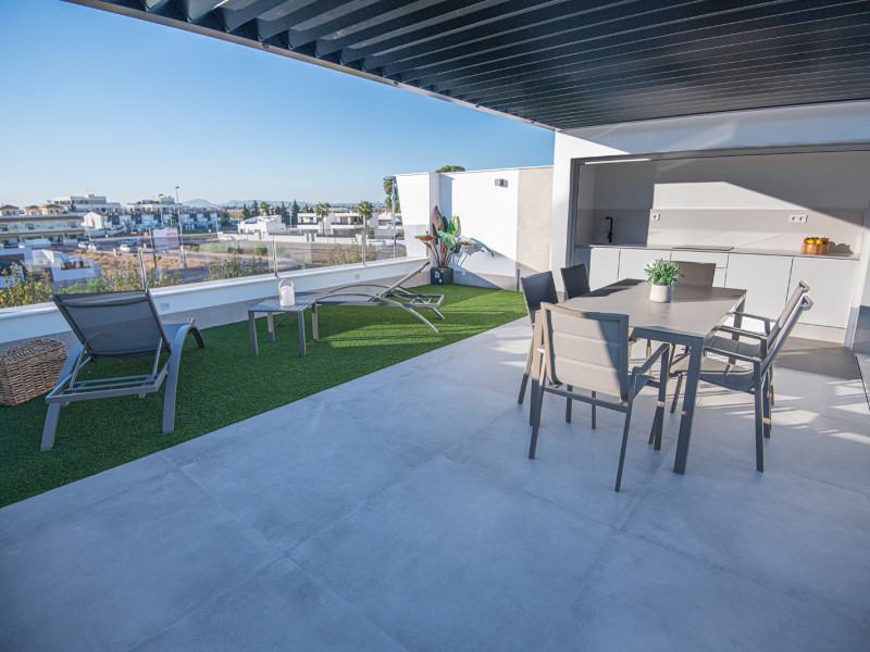 New Build Townhouse 3 Beds San Javier with Private Pool and Solarium
