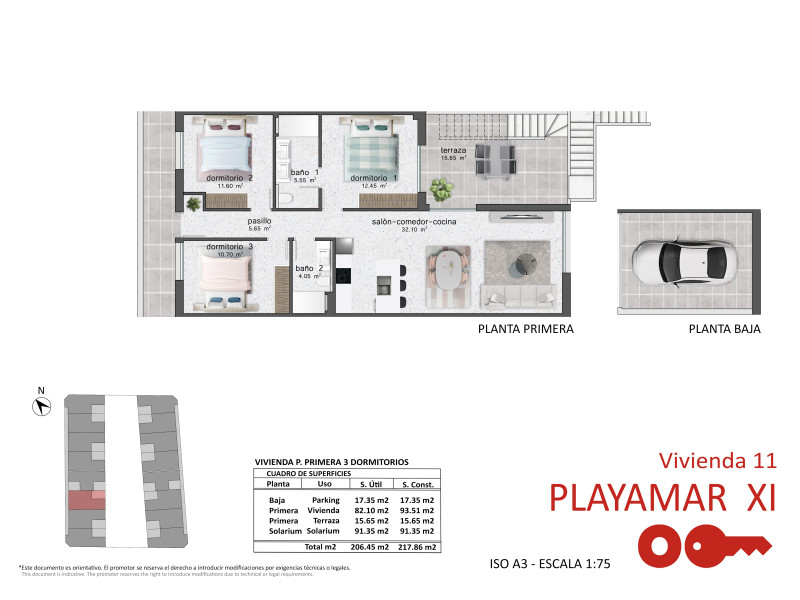 Apartamento en venta en Pilar de la Horadada zona Pilar de la Horadada