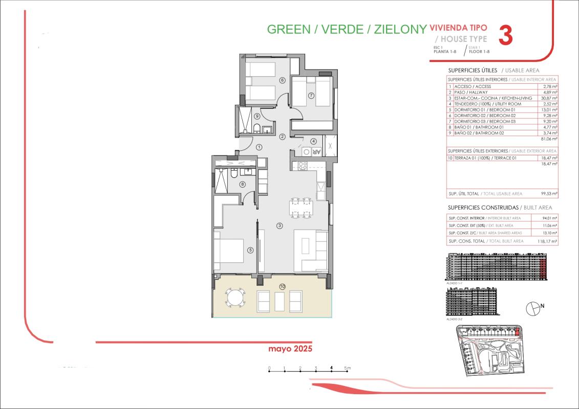 Piso en venta en Torrevieja zona 03189