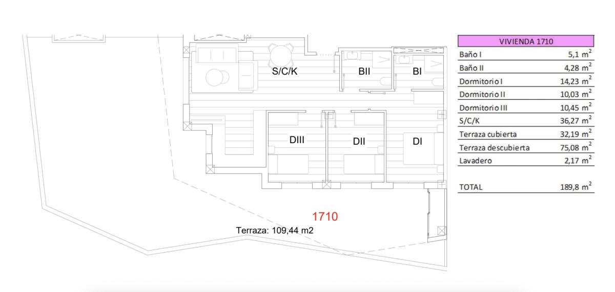 Piso en venta en San Miguel de Salinas zona 03193