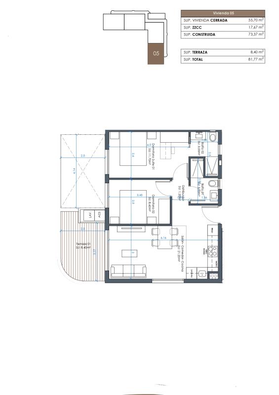 Piso en venta en Guardamar del Segura zona 03140