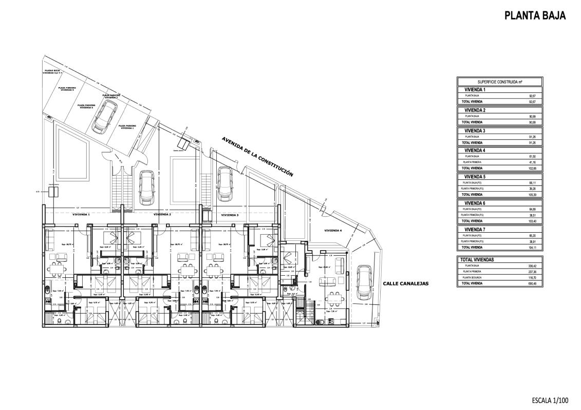Bungalow en venta en Pilar de la Horadada zona 03190