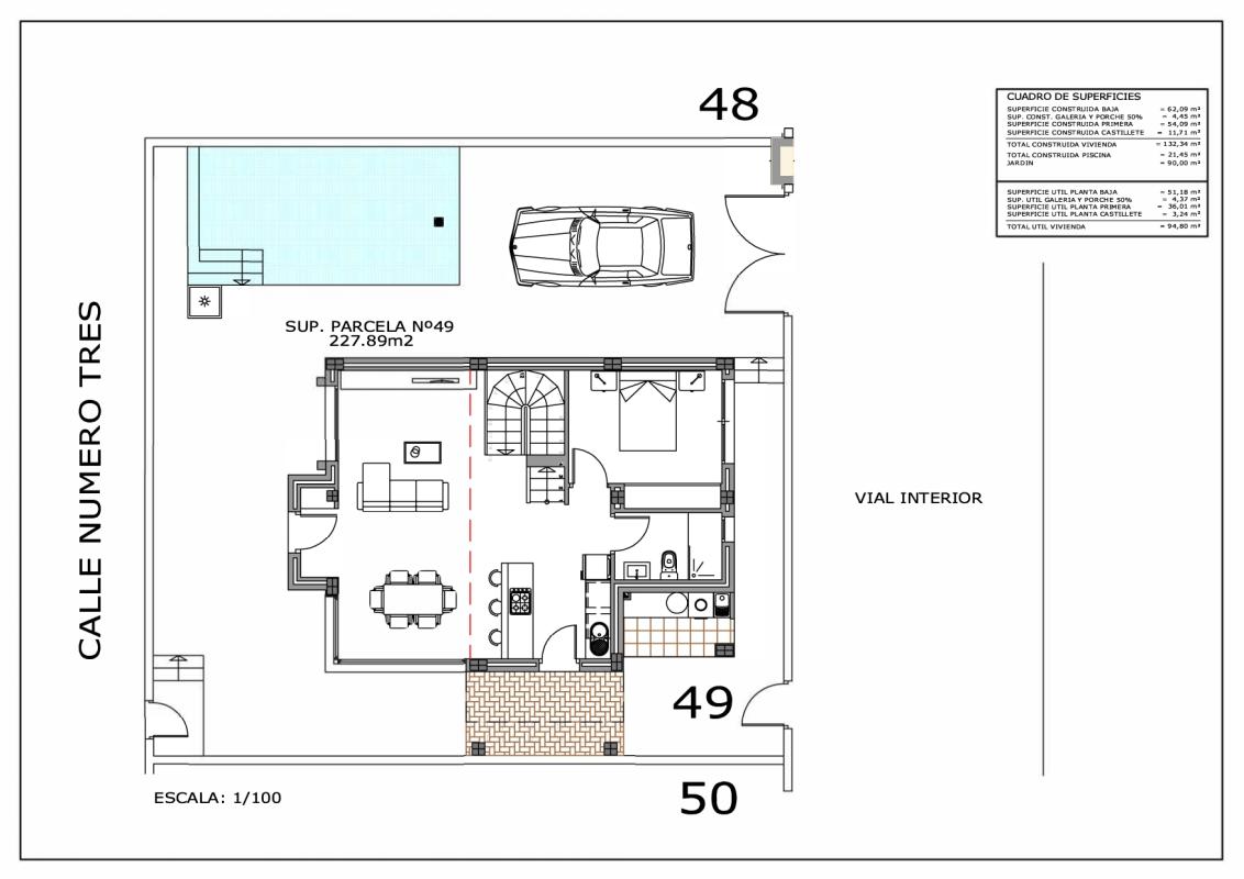 Villa en venta en Rojales zona 03170