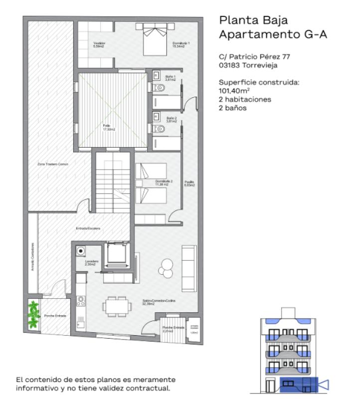 Piso en venta en Torrevieja zona Torrevieja