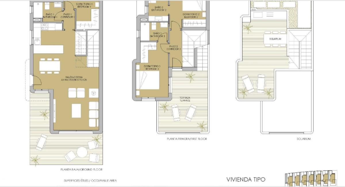 Villa en venta en Pilar de la Horadada zona 03190
