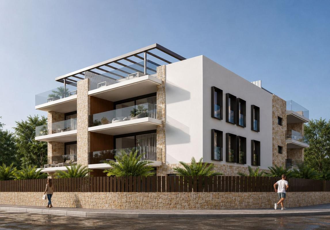 New Build Apartment 3 Bedrooms Jávea, Energy Rating A