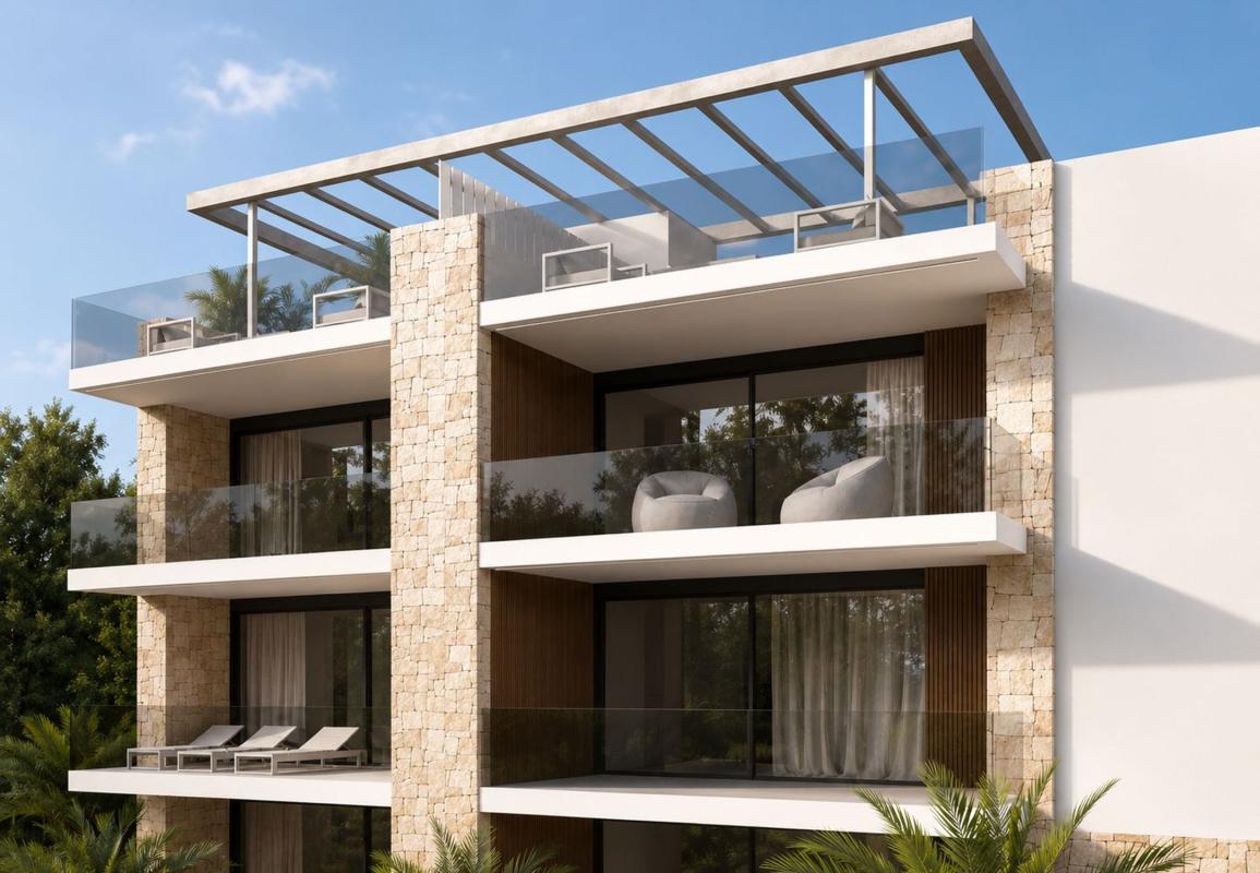 New Build Apartment 3 Bedrooms Jávea with Pool and Terrace