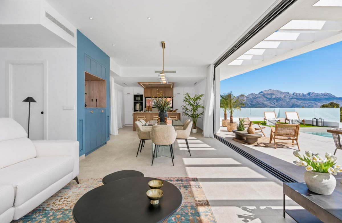 New Build Villa 3 Beds Polop with Private Pool and Views