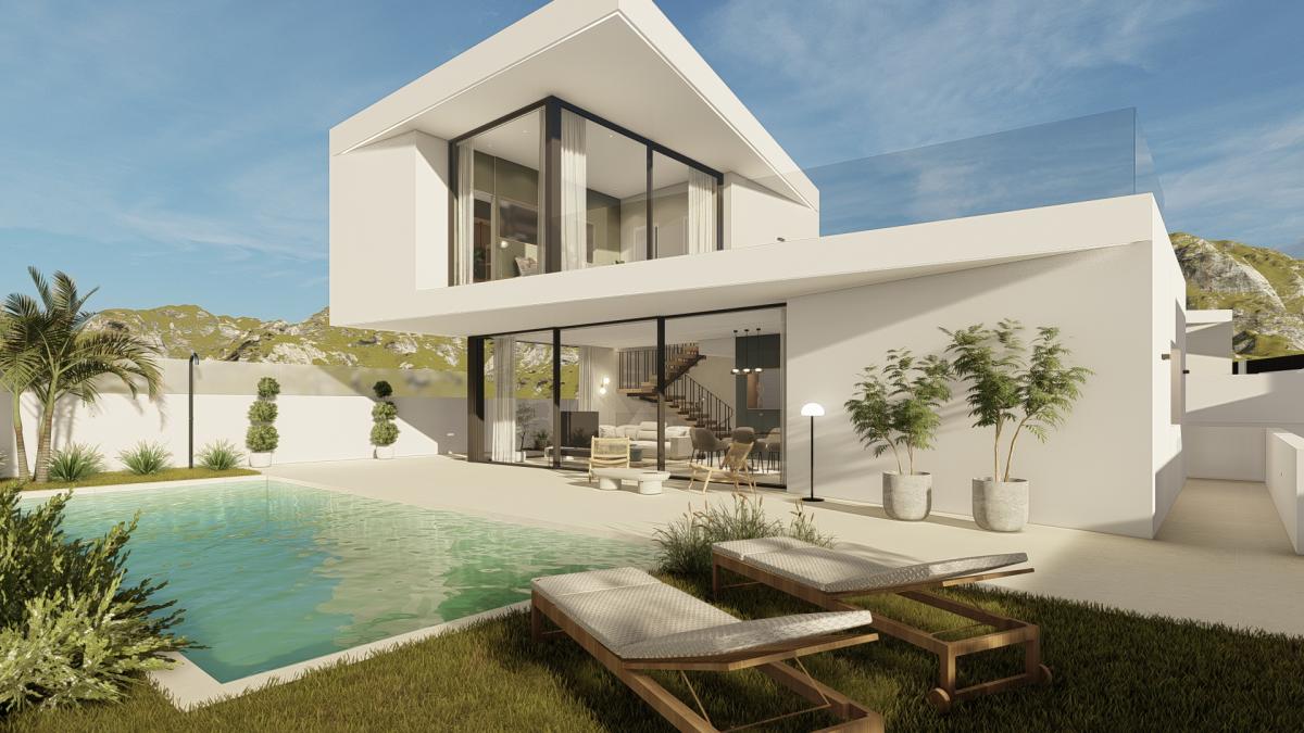 New Build Villa 3 Beds Polop with Private Pool and Views