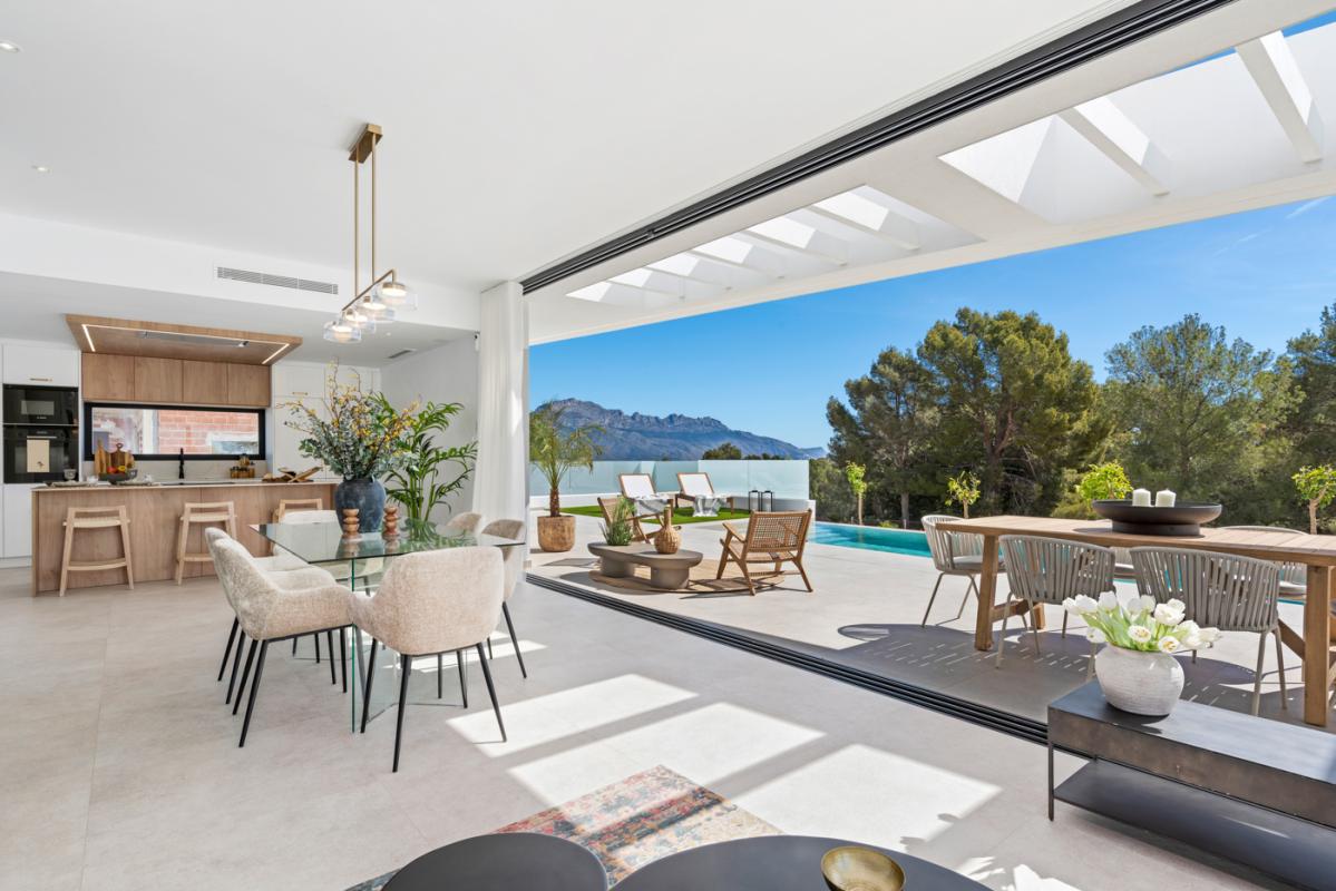 New Build Villa 3 Beds Polop with Private Pool and Views