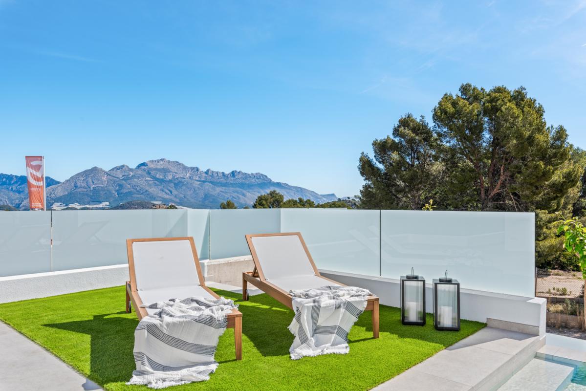 New Build Villa 3 Beds Polop with Private Pool and Views