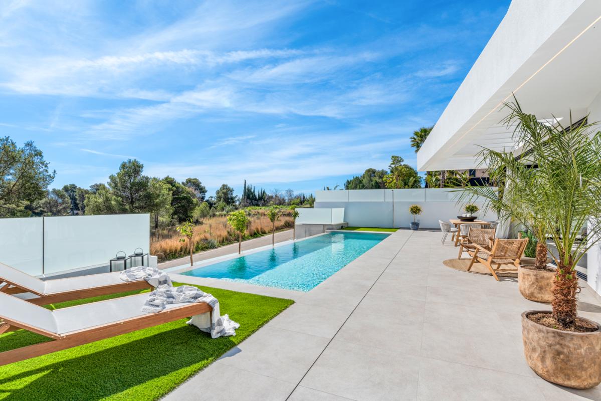 New Build Villa 3 Beds Polop with Private Pool and Views