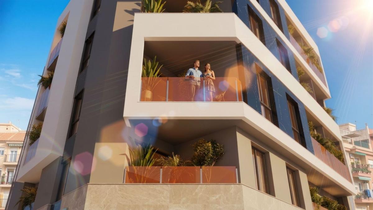 New Build Apartment 2 Bedrooms Alicante with Solarium