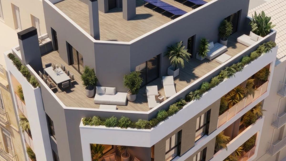 New Build Apartment 2 Bedrooms Alicante with Solarium