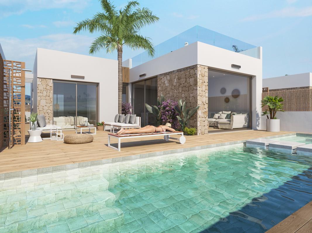 Nieuwbouw Villa met 3 Slaapkamers in Los Alcázares, Privé Zwembad