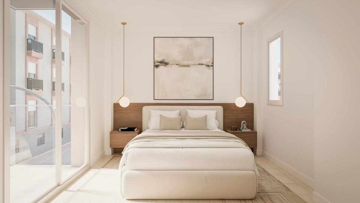 Modern Appartement 1 Slaapkamer Torrevieja met Zwembad en Solarium