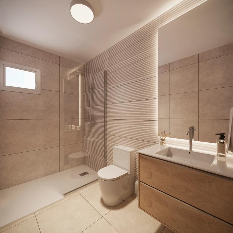 Modern Appartement 1 Slaapkamer Torrevieja met Zwembad en Solarium