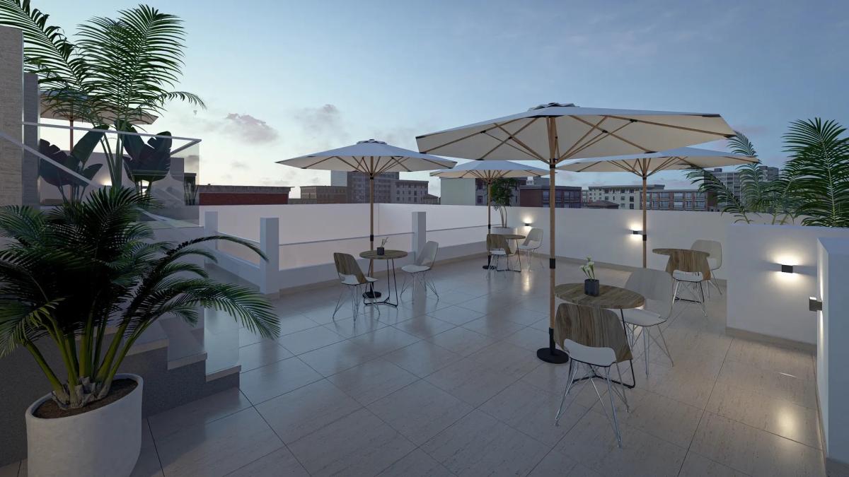 Modern Appartement 1 Slaapkamer Torrevieja met Zwembad en Solarium