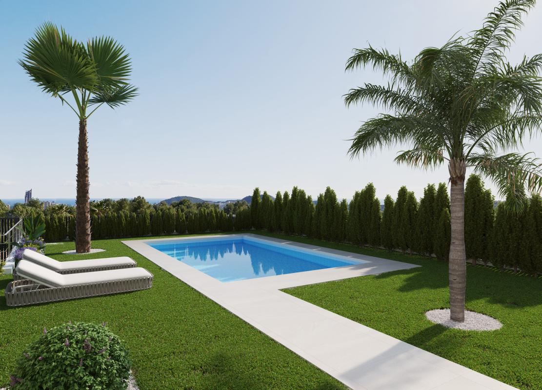 New Build Villa with 3 Bedrooms in Finestrat with Pool